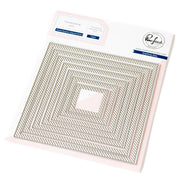 Pinkfresh Studio - Nested Squares Diagonal Stitch Die