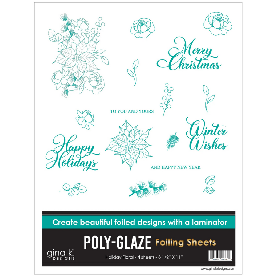 Gina K Designs - Poly-Glaze Holiday Floral