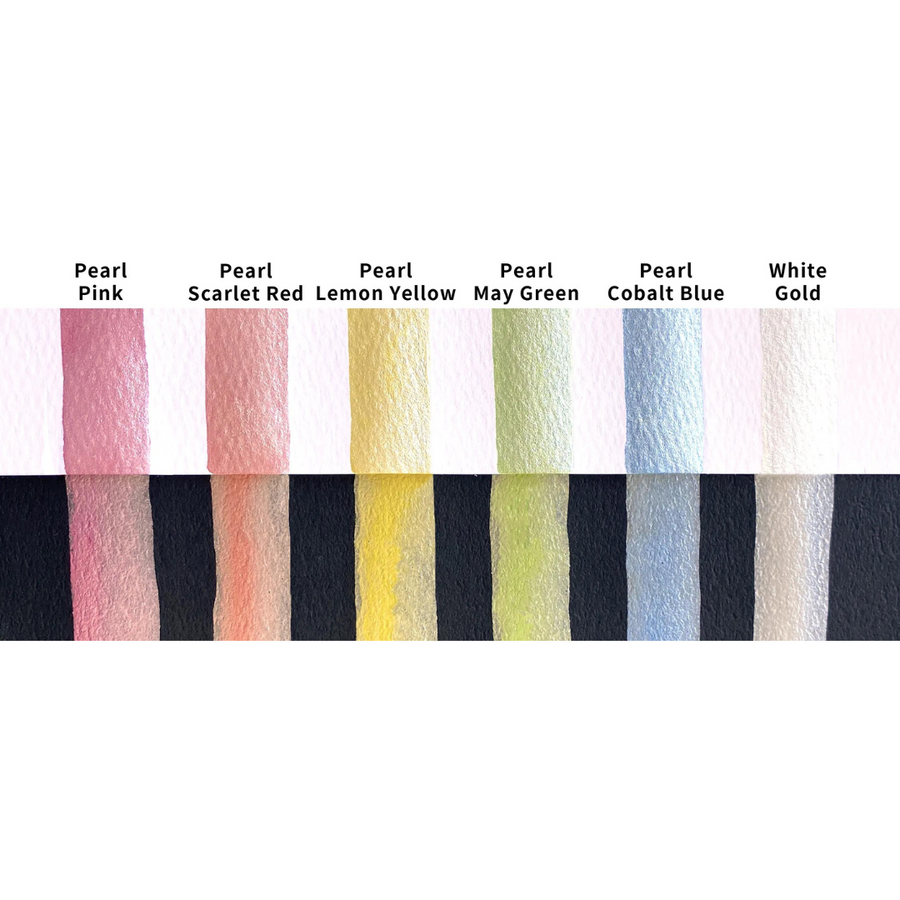 Kuretake - Gansai Tambi Pearl Colors (6 Color Set)