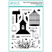 Gina K Designs - Pretty Perches Stamp & Die Bundle