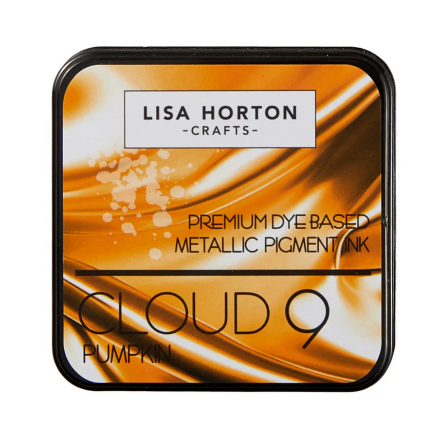 Lisa Horton Crafts Cloud 9 Metallic Ink Pad - Pumpkin