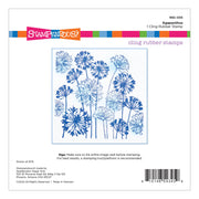 Spellbinders - Stampendous Agapanthus Cling Rubber Stamp Set from the Beautiful Backgrounds Collection