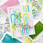 Pinkfresh Studio - Elevated Rainbows Stencils