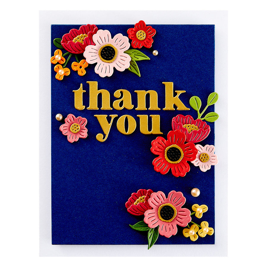 Spellbinders - Thank You Etched Dies from the Out and About Collection