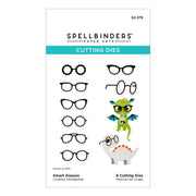 Spellbinders - Smart Glasses Etched Dies from the Monster Birthday Collection