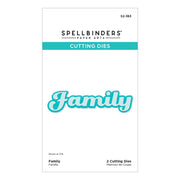 Spellbinders Family Etched Dies from the Storytelling by Spellbinders Collection