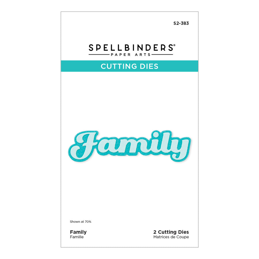 Spellbinders Family Etched Dies from the Storytelling by Spellbinders Collection