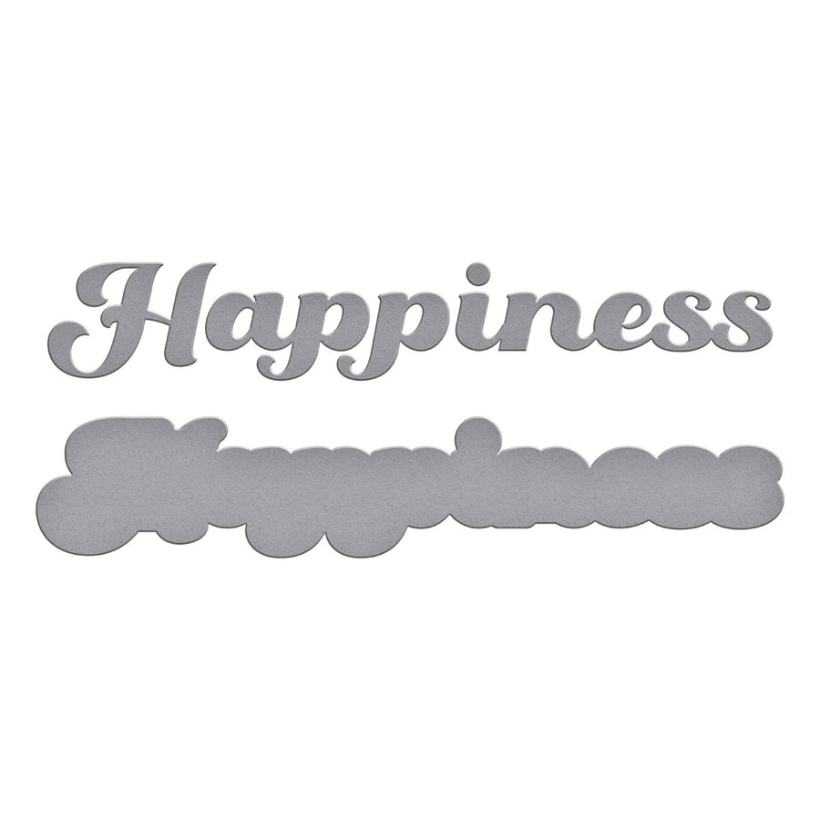 Spellbinders - Happiness Etched Dies from the Storytelling by Spellbinders Collection