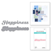 Spellbinders - Happiness Etched Dies from the Storytelling by Spellbinders Collection