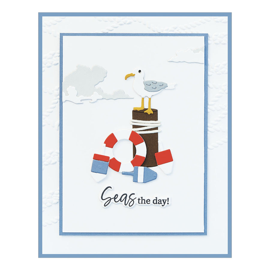 Spellbinders - Oh, Buoy! Etched Dies from the Fair Winds Collection by Dawn Woleslagle