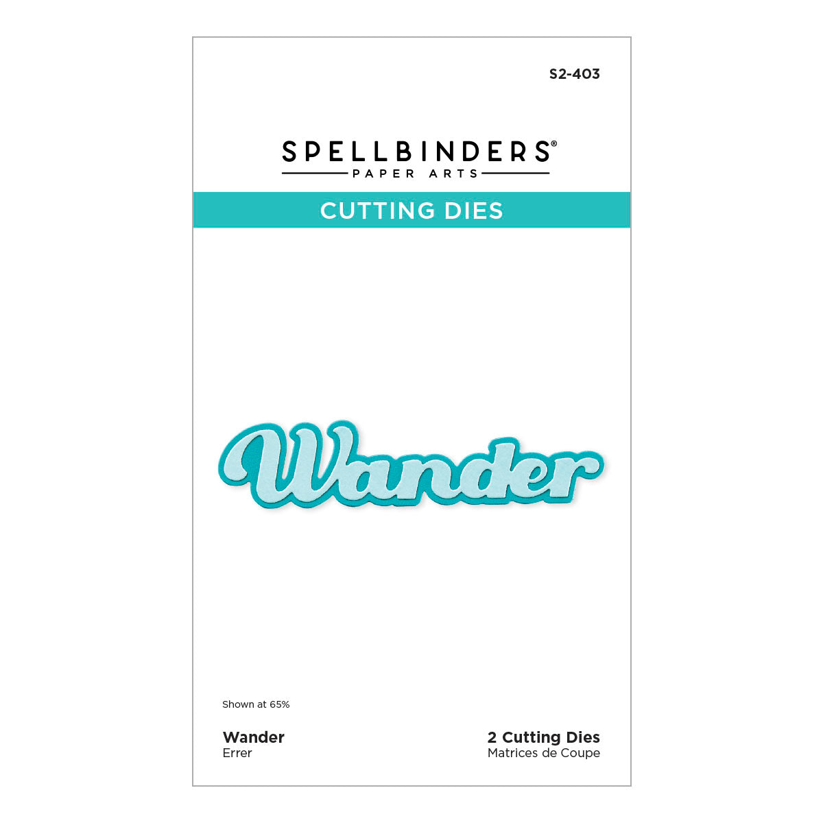 Spellbinders Wander Etched Dies from the Storytelling by Spellbinders Collection