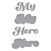 Spellbinders - My Hero Etched Dies from the Storytelling by Spellbinders Collection