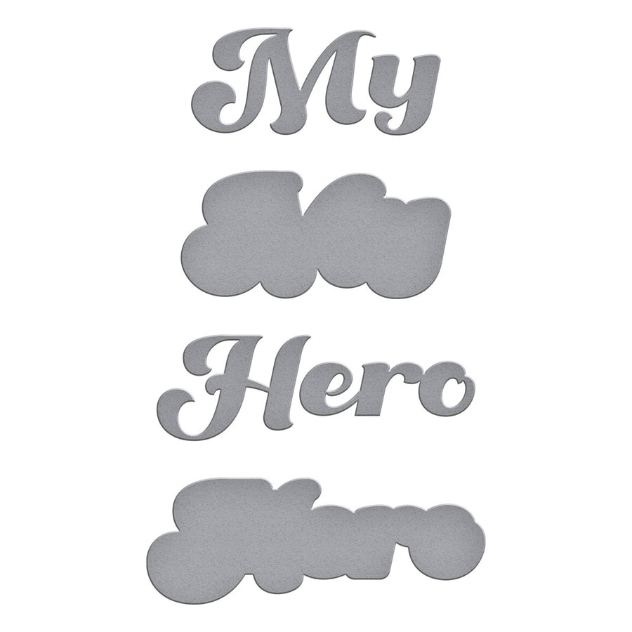 Spellbinders - My Hero Etched Dies from the Storytelling by Spellbinders Collection