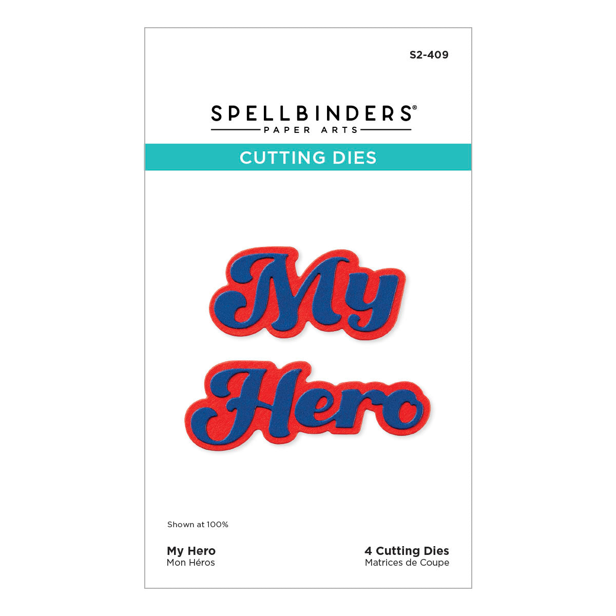 Spellbinders My Hero Etched Dies from the Storytelling by Spellbinders Collection