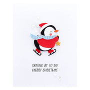 Spellbinders - Dancin' Penguin Etched Dies from the Dancin' Christmas Collection