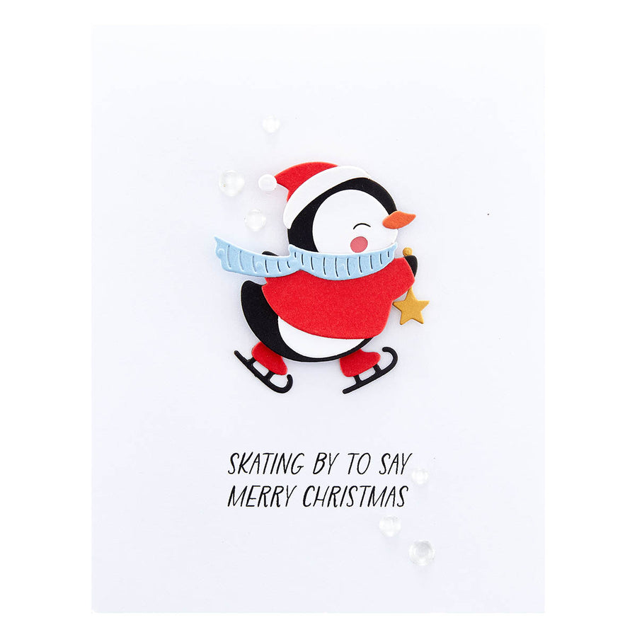 Spellbinders - Dancin' Penguin Etched Dies from the Dancin' Christmas Collection