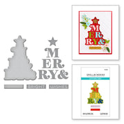 Spellbinders - Merry & Bright Etched Dies from the Merry & Bright Collection