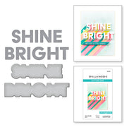 Spellbinders - Layered Shine Bright Die & Stencil Bundle from the Shine Bright Collection by Carissa Wiley