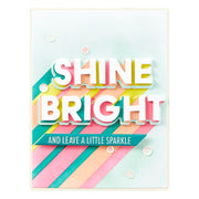 Spellbinders - Shine Bright Etched Dies from the Shine Bright Collection by Carissa Wiley