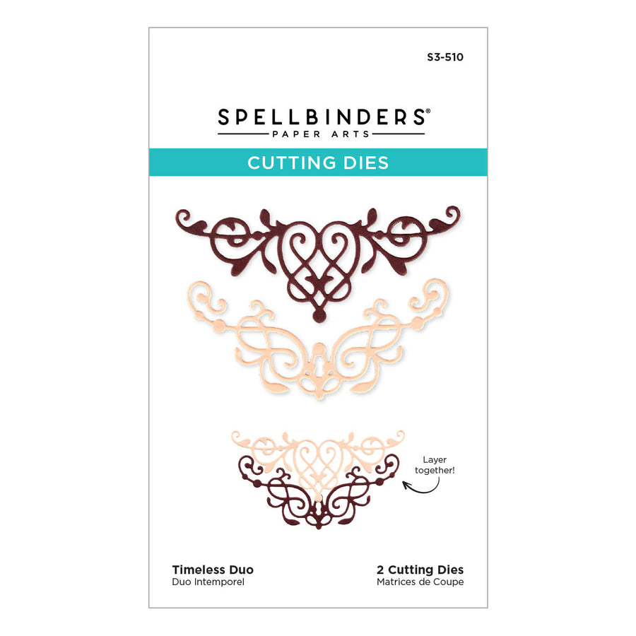 Spellbinders - Timeless Duo Etched Dies from the Timeless Collection