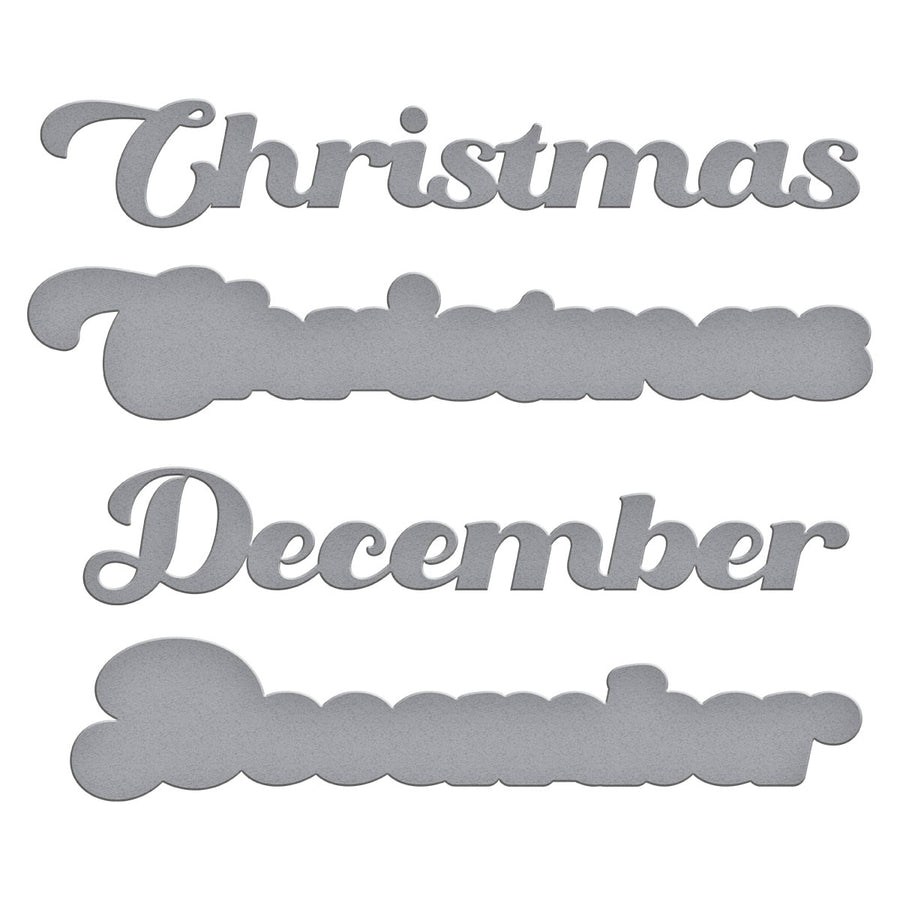 Spellbinders - Christmas & December Etched Dies from the Storytelling by Spellbinders Collection