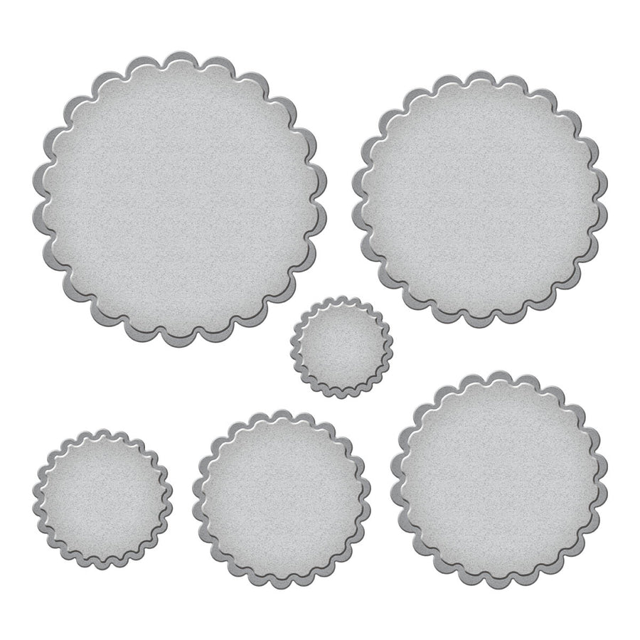 Spellbinders - Classic Scalloped Circles Etched Dies