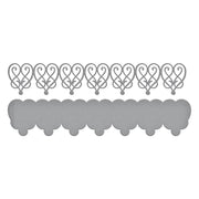 Spellbinders - Timeless Hearts Border Etched Dies from the Timeless Collection