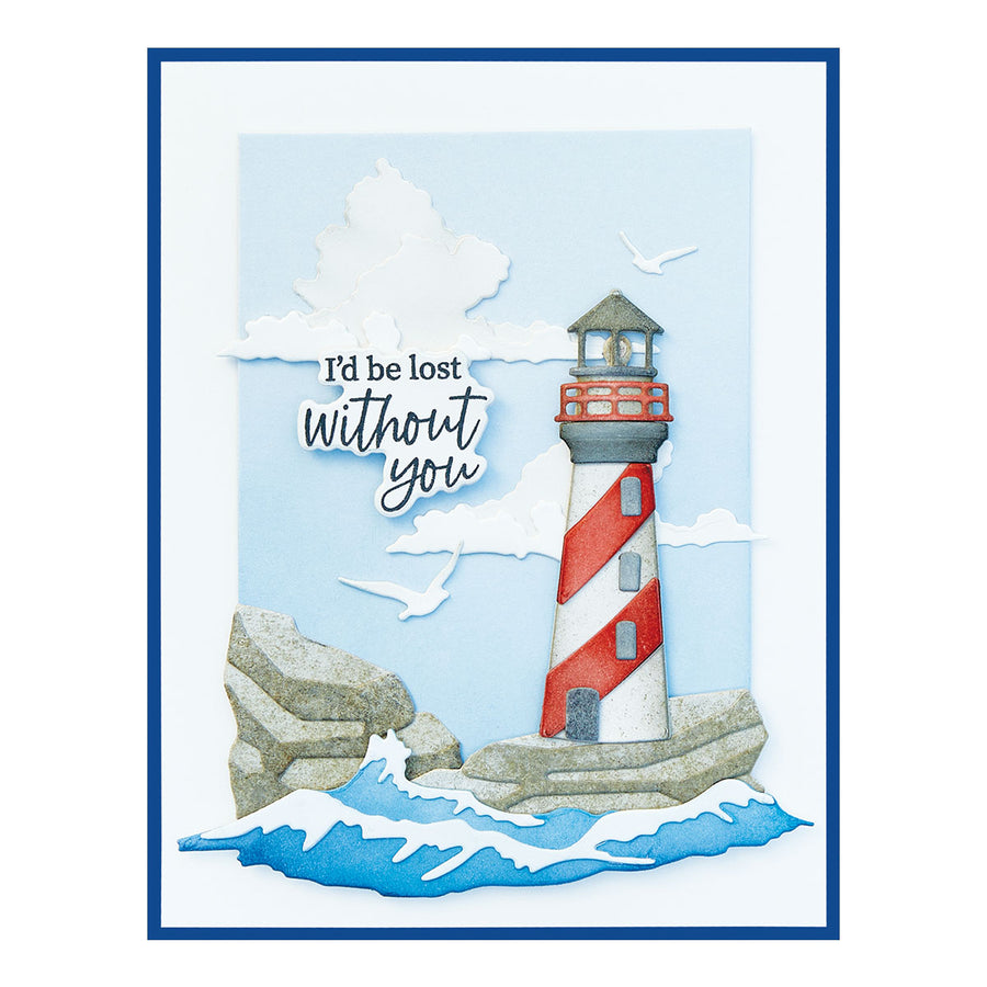 Spellbinders - Guiding Light Etched Dies from the Fair Winds Collection by Dawn Woleslagle