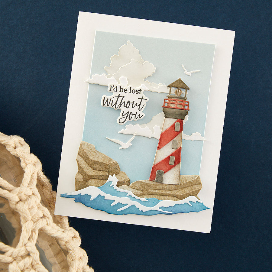 Spellbinders - Guiding Light Etched Dies from the Fair Winds Collection by Dawn Woleslagle