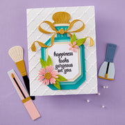 Spellbinders - Gorgeous You Perfume Bottle Etched Dies from the Gorgeous You Collection