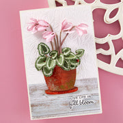 Spellbinders - Cyclamen Etched Dies from the Winter's Grace Garden Collection by Susan Tierney-Cockburn