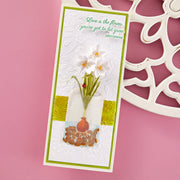 Spellbinders - Paperwhites and Glass Vase Etched Dies from the Winter's Grace Garden Collection by Susan Tierney-Cockburn