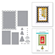 Spellbinders - Nested Tree Frame Etched Dies from the Essential Holiday Collection by Lisa Horton