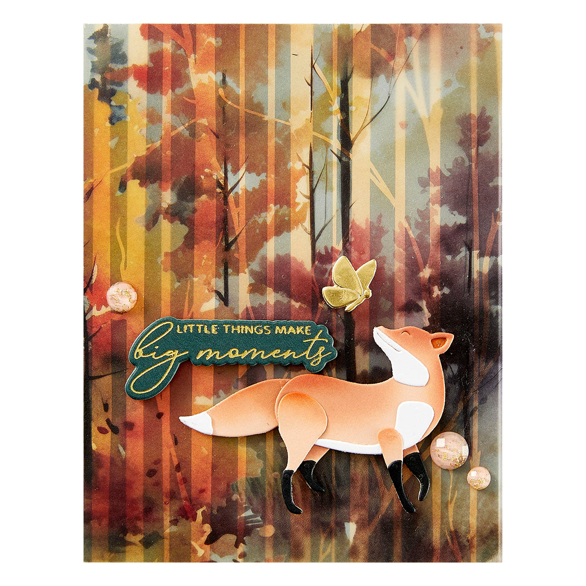 Spellbinders - Finley the Fox Etched Dies from the Woodland Tales Collection