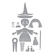 Spellbinders - Fiona the Dancin' Witch Etched Dies from the Happy Haunting Collection