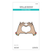 Spellbinders - Heart Hands Etched Dies from the Beads of Friendship Collection