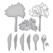 Spellbinders - Yana's Amaryllis Etched Dies from the Amaryllis Christmas Collection by Yana Smakula