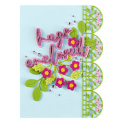 Spellbinders - Berry Fields Border Etched Dies from the Vivid Expressions Collection