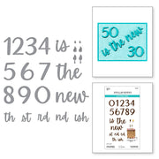 Spellbinders - Classy Numbers Etched Dies from the Bougie Birthday Collection by Nina Boettcher