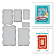 Spellbinders - Curved Rectangles Etched Dies