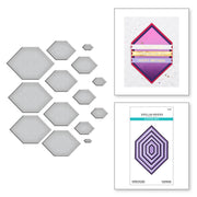 Spellbinders - Essential Hexi-Gems Etched Dies from the Hexi-Gems Collection