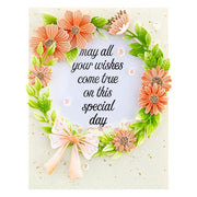 Spellbinders - Garden Wreath Add-Ons Etched Dies from the Beautiful Wreaths Collection by Suzanne Hue