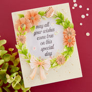 Spellbinders - Garden Wreath Add-Ons Etched Dies from the Beautiful Wreaths Collection by Suzanne Hue