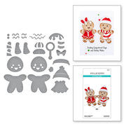 Spellbinders - Dancin' Gingerbread Etched Dies from the Dancin' Christmas Collection