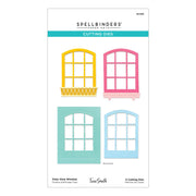 Spellbinders - Vista View Window Etched Dies from the Windows with a View Collection by Tina Smith