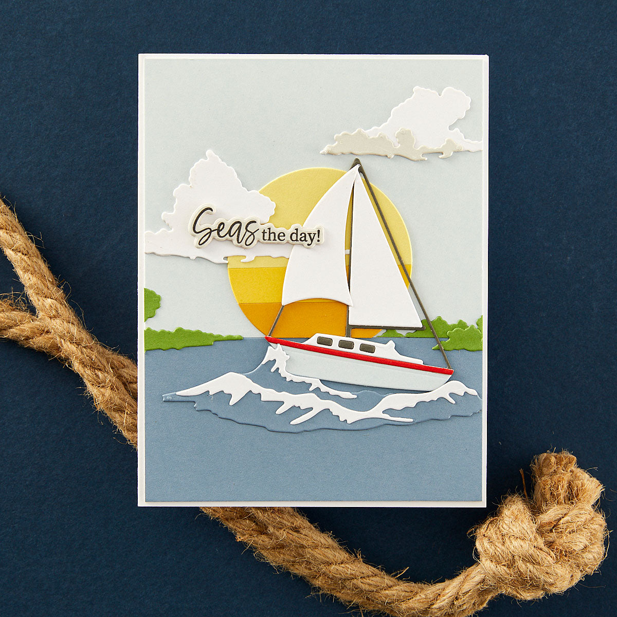 Spellbinders - Set Sail Etched Dies from the Fair Winds Collection by Dawn Woleslagle