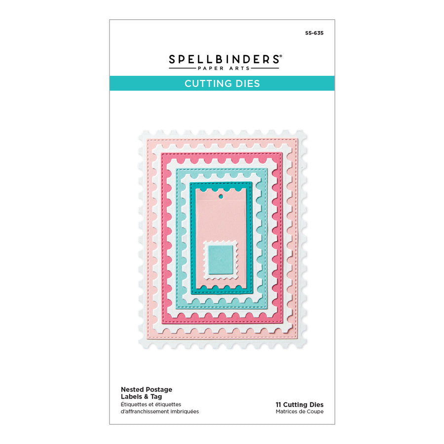 Spellbinders - Nested Postage Labels & Tag Etched Dies from the Bayfair Collection