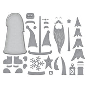 Spellbinders - St. Nick Etched Dies from the Home for the Holidays Collection