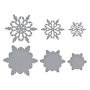 Spellbinders - Layering Snowflakes Etched Dies from the Let It Snow Collection by Simon Hurley