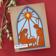 Spellbinders - Christmas Morn Nativity Etched Dies from the Season of Wonder Collection by Stampendous